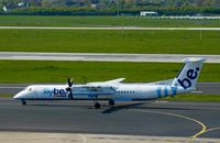G-JECN @ EDDL - Flybe, is here taxiing at Düsseldorf Int'l(EDDL) - by A. Gendorf