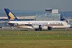 9V-SKS @ EDDF - Taxiing in after arrival