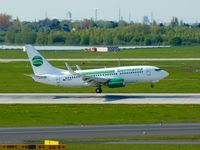 D-AGES @ EDDL - Germania, is here landing on RWY 05R at Düsseldorf Int'l(EDDL) - by A. Gendorf