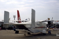 G-BKMW @ LFPB - Shorts Sherpa demonstrator at Le Bourget in 1983
