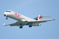 F-GRZJ @ LFRB - Canadair Regional Jet CRJ-702, Short approach rwy 25L, Brest-Bretagne airport (LFRB-BES) - by Yves-Q