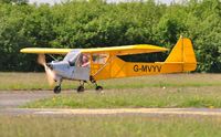 G-MVYV @ EGFH - Resident Snowbird. - by Roger Winser