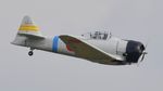F-AZRO @ EGSU - 42. F-AZRO Texan modified/disguised as a Mitsubishi Zero at the IWM American Airshow, May 2016.