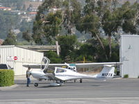 N127X @ SZP - 2004 Diamond DA40-180 DIAMOND STAR, Lycoming IO-360-M1A 180 Hp, Lasar electronic ignition, refueling - by Doug Robertson