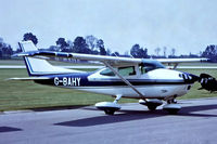 G-BAHY @ EGDY - Cessna 182P Skylane [182-61644] RNAS Yeovilton~G  15/06/1974. From a slide. - by Ray Barber