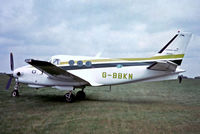 G-BBKN @ EGTB - Beech C90 King Air [LJ-614] (Greenham Group) Booker~G 02/05/1976. From a slide. - by Ray Barber