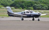 G-BOJI @ EGFH - Visiting Arrow IV aircraft. - by Roger Winser