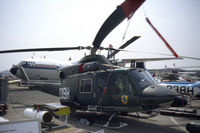 I-DACB @ LFPB - Agusta-Bell AB412 Griffon in Italian Army colours at Le Bourget 1983 - by Van Propeller