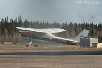 C-GFGB @ CYXS - Parked south of main terminal building. - by Remi Farvacque