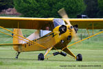 G-BVAF @ EGTH - 70th Anniversary of the first flight of the de Havilland Chipmunk  Fly-In at Old Warden - by Chris Hall