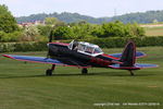 G-AOJR @ EGTH - 70th Anniversary of the first flight of the de Havilland Chipmunk  Fly-In at Old Warden - by Chris Hall