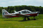 G-BZXZ @ EGTH - 70th Anniversary of the first flight of the de Havilland Chipmunk  Fly-In at Old Warden - by Chris Hall
