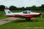 G-OPYO @ EGTH - 70th Anniversary of the first flight of the de Havilland Chipmunk  Fly-In at Old Warden - by Chris Hall
