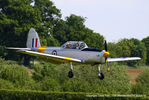 G-BBND @ EGTH - 70th Anniversary of the first flight of the de Havilland Chipmunk  Fly-In at Old Warden - by Chris Hall