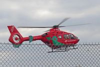 G-HEMN @ EGFH - EC-135T-2+, Wales Air Ambulance Helicopter call sign Helimed 57. Swansea based, seen letting down. - by Derek Flewin