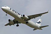 OH-LZG @ EGLL - Airbus A321-231(sl) [5758] (Finnair) Home~G 18/09/2013. Om approach 27R.