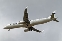 OH-LZG @ EGLL - Airbus A321-231(sl) [5758] (Finnair) Home~G 18/09/2013. Om approach 27R.