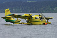 N9512U - Former HB-LSK, again with its former registration since 2016-04-21, on the Lac de Joux near L'Abbaye in the Swiss Jura-mountains. - by sparrow9