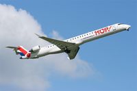 F-HMLK @ LFRB - Bombardier CRJ-1000EL NG, Take off rwy 07R, Brest-Bretagne airport (LFRB-BES) - by Yves-Q