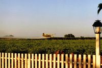 N48492 - 492 spraying tomatos in Patterson, Calif. - by S B J