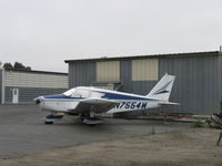 N7554W @ SZP - 1963 Piper PA-28-180 CHEROKEE, Lycoming O&VO-360 180 Hp, in for maintenance - by Doug Robertson