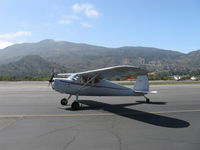 N2115V @ SZP - 1948 Cessna 120, Continental C85 85 Hp, taxi back - by Doug Robertson