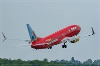 D-AHFZ @ EDDR - Boeing 737-8K5 - by Jerzy Maciaszek