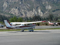 N7917G @ SZP - 1970 Cessna 172L SKYHAWK, Lycoming O-320-E2D 150 Hp, landing roll Rwy 22 - by Doug Robertson