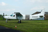 N105AN @ EGCT - at Tilstock - by Chris Hall