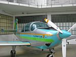 D-EFWC @ EDNX - D-EFWC is a rather colourful exhibit at Oberschleißheim Aviation Museum - by Adam Loader