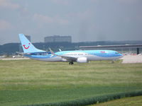 D-ATUM @ EDDS - Tui Boeing 737-8K5 - by Christian Maurer