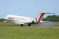 EI-EXA @ LFRB - Boeing 717-2BL, Landing rwy 25L, Brest-Bretagne Airport (LFRB-BES) - by Yves-Q