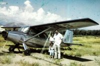 N1686B @ O26 - 86B at the Lone Pine airport in Calif. around 1960.