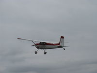 N2802A @ SZP - 1953 Cessna 180, Continental O-470-A 225 Hp, takeoff climb Rwy 22 - by Doug Robertson