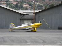 N986BP @ SZP - 2013 Stewart VAN's RV-4 'Banana Puddin', Lycoming O-320-D1A 160 Hp, taxi to Rwy 22 - by Doug Robertson