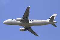 OH-LXA @ LFPG - Airbus A320-214, Take off rwy 27L, Roissy Charles De Gaulle airport (LFPG-CDG) - by Yves-Q