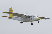 G-BEXJ @ EGJB - The Channel Islands Air Search aircraft on a training flight in Guernsey - by alanh