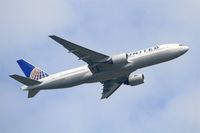 N221UA @ LFPG - Boeing 777-222, Take off rwy 06R, Roissy Charles De Gaulle airport (LFPG-CDG) - by Yves-Q