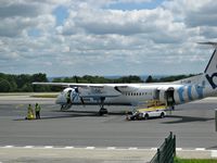 G-FLBB @ LFBL - G-FLBB on stand at Limoges-Bellegarde, Limousin, France before the return flight to Southampton as BE3226 - by Adam Loader