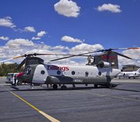 N401AJ @ LVK - Chinook CH-47 at Livermore Airport. - by Clayton Eddy