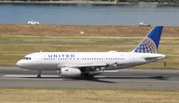 N838UA @ KPDX - Airbus A319