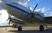 C-FTGX @ LOWG - 72 year old DC-3 making a night-stop in Graz