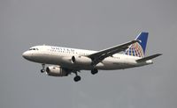 N854UA @ KPDX - Airbus A319
