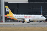 5H-FJC @ LMML - A319 5H-FJC Fastjet.com - by Raymond Zammit