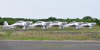 G-SOUT @ EGFH - 5-ship Team Raven line up. - by Roger Winser