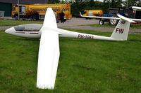 PH-1083 @ EHLW - Rolladen-Schneider LS4-a glider of the Friese Aero Club at Leeuwarden Air Base, the Netherlands, during the 2016 open days. - by Van Propeller