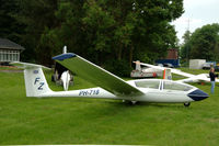 PH-718 @ EHLW - Grob G103 Twin Astir glider of the Friese Aero Club at Leeuwarden Air Base, the Netherlands, during the 2016 open days. - by Van Propeller