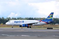 N623NK @ KPDX - Airbus A320 - by Mark Pasqualino