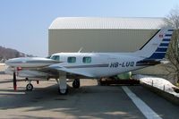 HB-LUQ @ LSGC - Piper PA-31T Cheyenne II [31T-8120056] La Chaux-de-Fonds~HB 09/04/2009