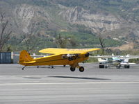 N88505 @ SZP - Piper J3C-65 CUB, Continental C65 65 Hp, landing Rwy 22 - by Doug Robertson